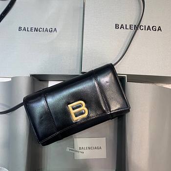 Balenciaga woc black golden shoulder bag