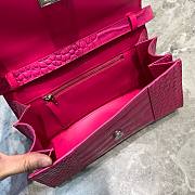 Balenciaga hourglass shoulder bag in pink - 6