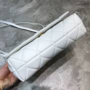 Balenciaga shoulder tote bag in white - golden hardware 25cm - 6