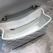 Balenciaga shoulder tote bag in white - golden hardware 25cm - 3
