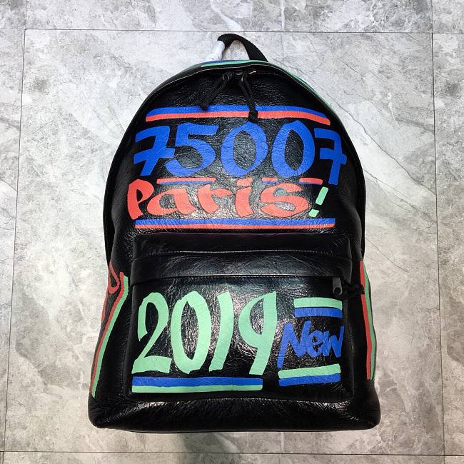 Balenciaga graffiti backpack 01 - 1