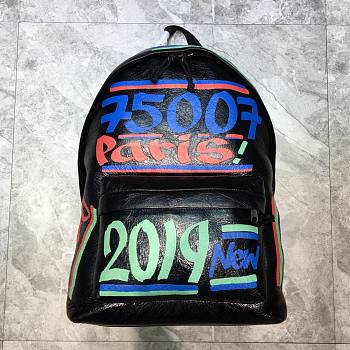 Balenciaga graffiti backpack 01