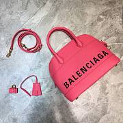 Balenciaga Ville Top Handle Bag Pink/ Black - 2