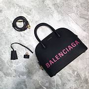 Balenciaga Ville Top Handle Bag Black/Pink - 1