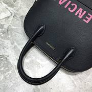 Balenciaga Ville Top Handle Bag Black/Pink - 2