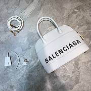 Balenciaga Ville Top Handle Mini Bag White/ Black - 5