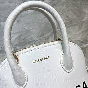 Balenciaga Ville Top Handle Mini Bag Black/ White - 5