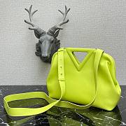 Bottega Veneta top handle bag in yellow - 4