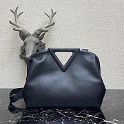 Bottega Veneta top handle bag in black - 1