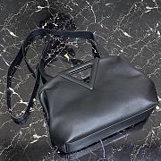 Bottega Veneta top handle bag in black - 3