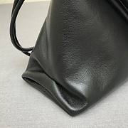 Bottega Veneta fold-over envelope clutch black - 6