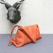 Bottega Veneta fold-over envelope clutch orange - 2