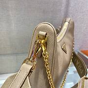 Prada Re-Edition 2005 Saffiano beige leather bag 1BH204 - 2