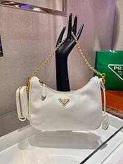 Prada Re-Edition 2005 Saffiano white leather bag 1BH204 - 5