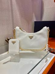 Prada Re-Edition 2005 Saffiano white leather bag 1BH204 - 4