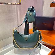 Prada Re-Edition 2005 Saffiano green leather bag 1BH204 - 1