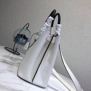 Prada White Leather Tote Bag 1bg148 - 3