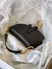 Dior Micro Saddle Mini Grained Leather in Black - 5