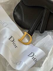 Dior Micro Saddle Mini Grained Leather in Black - 2