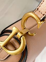 Dior Micro Saddle Mini Grained Leather in Beige - 5