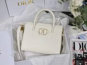 Dior Medium St Honoré Tote Bag in White M9321 - 1