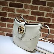 Gucci Arli Medium Calfskin Leather White Bag  - 5