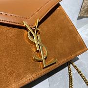 YSL Cassandra Monogram Bag in Box leather and Suede   - 6