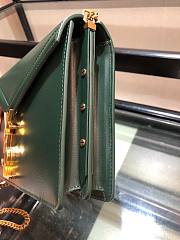 YSL Cassandra Monogram Bag in Box leather green - 4