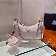  Prada Re-Edition 2005 Nylon Bag Pink 1BH204 - 1