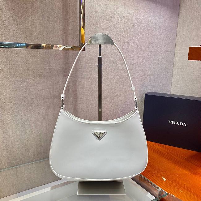 Prada Cleo shoulder bag White 27cm 1BC156 - 1