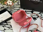 Chanel Lambskin Small Vanity Case AS2630 Pink  - 6