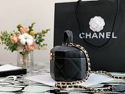 Chanel Lambskin Small Vanity Case AS2630 Black - 6