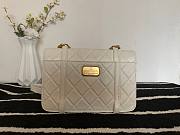 Chanel FlapBag White Leather AS2696 - 4