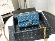 Chanel Quilted Calfskin Small 2.55 A37586 Blue - 3