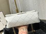 Chanel Quilted Calfskin Small 2.55 A37586 White - 5