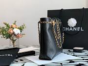 Chanel Calfskin Chain Shopping Bag AS2374 Black - 5