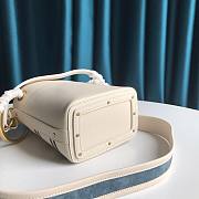 Chloe Roy Bucket Bag in White  - 4