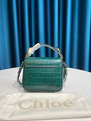 Chloe mini C bag in blue navy - 3