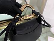 Chloe kiss purse in small grain calfskin black - 2