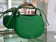 	 Chloe kiss purse in small grain calfskin green - 1