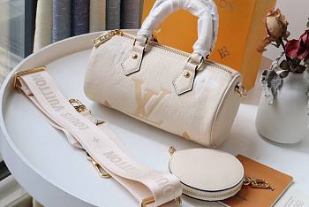 Louis Vuitton Papillon BB Beige Bag M45707