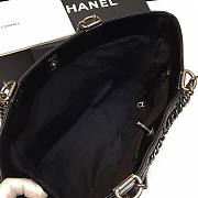 Chanel Dallas Black Shopping Bag  - 6