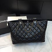 Chanel Dallas Black Shopping Bag  - 5