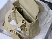 DIOR My ABCDIOR Lady Beige Lambskin Bag - 3