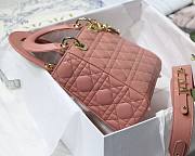 DIOR My ABCDIOR Lady Pink Lambskin Bag M0538 - 6