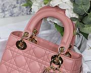 DIOR My ABCDIOR Lady Pink Lambskin Bag M0538 - 2