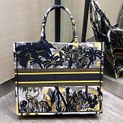 DIOR Book Tote Jungle Embroidery 41cm  - 5