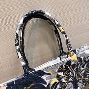 DIOR Book Tote Jungle Embroidery 41cm  - 4