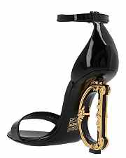 Dolce & Gabbana Keira baroque logo high heels  - 2