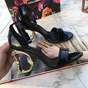 Dolce & Gabbana Keira baroque logo high heels  - 4